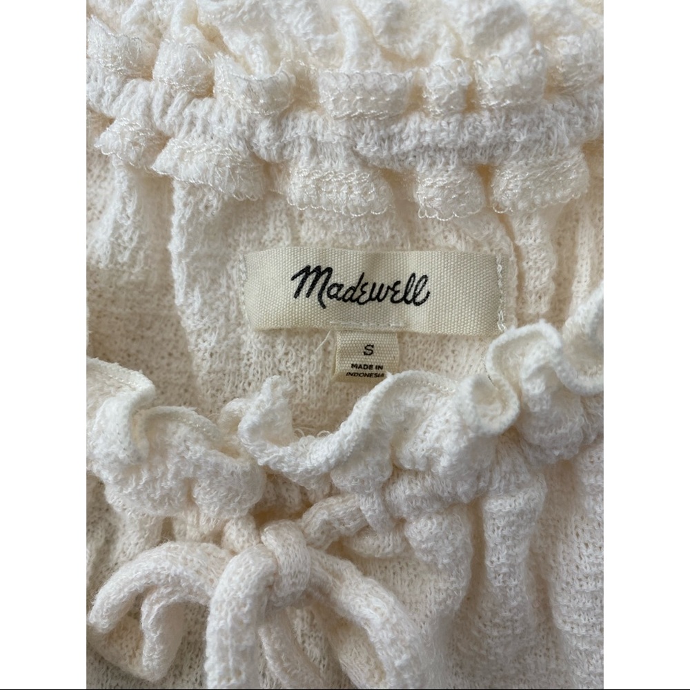 Madewell Texture & Thread Drawstring Top - Picture 2 of 5